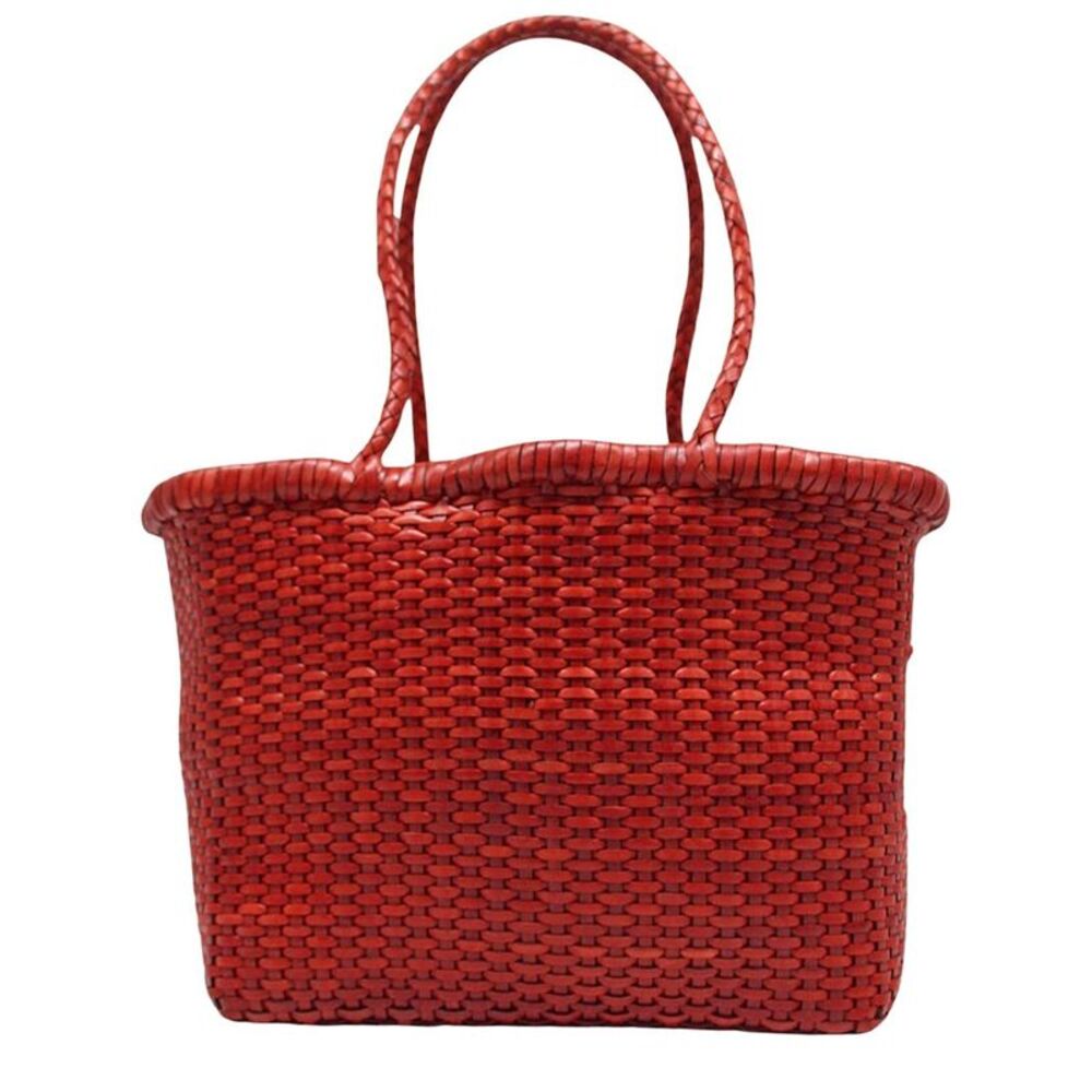 Dragon Diffusion B Weave Small Leather Tote